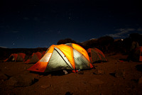 Glowing Tent: 15,500 feet on Kilimanjaro (prints $35-110)